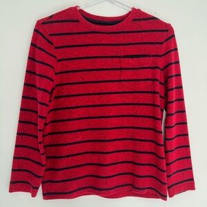 Old Navy Red long sleeve striped sweater kids size 8